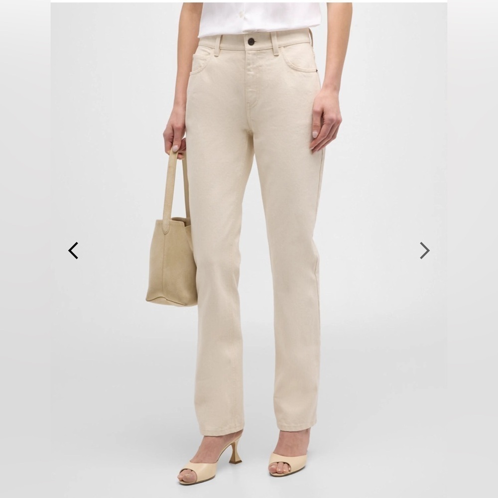 Lafayette 148 New York
Cropped Straight-Leg Denim Jeans size 6